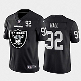 Nike Raiders 92 P.J. Hall Black Team Big Logo Number Vapor Untouchable Limited Jersey Dzhi,baseball caps,new era cap wholesale,wholesale hats